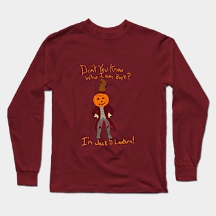 Jack-O-Lantern The Scarecrow Long Sleeve T-Shirt